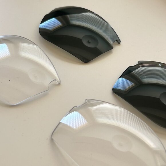 100% Sportcoupe Sunglasses White w/Red Mirrored HiPer Interchangeable Lens - Picture 10 of 11